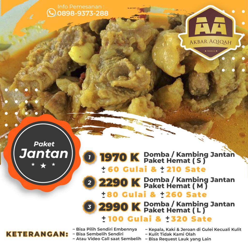 Harga Paket Aqiqah Jakarta Timur Termurah Untuk Kambing Jantan
